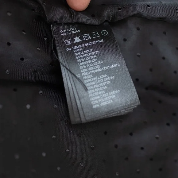 H&M Tailored Fit Trench Coat Size 4 - Picture 9 of 11